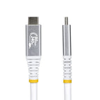 StarTech.com CC18IN80GUSB4CABLEW USB cable USB4 Gen 4x2 19.7" (0.5 m) USB C White