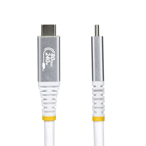 StarTech.com CC3FT80GUSB4CABLEW USB cable USB4 Gen 4x2 35.4" (0.9 m) USB C White