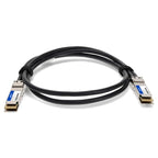 AddOn Networks QDD-400-CU1M-AO InfiniBand/fibre optic cable 39.4" (1 m) QSFP-DD Black, Silver