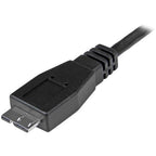 StarTech.com USB31CUB1M USB cable USB 3.2 Gen 2 (3.1 Gen 2) 39.4" (1 m) USB C Micro-USB B 10 Gbit/s Black