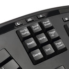Adesso WKB-1500GB keyboard Mouse included Home/Office RF Wireless QWERTY US English Black