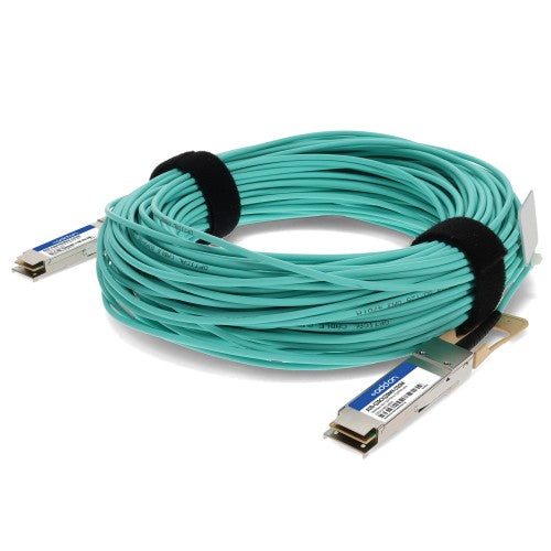 AddOn Networks ADD-Q28CIQ28MX-O20M InfiniBand/fibre optic cable 787.4" (20 m) QSFP28 AOC Aqua color