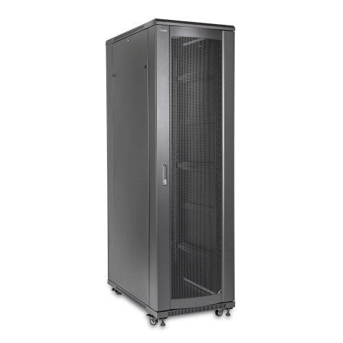 Rocstor Y10E067-B1 rack cabinet 42U Freestanding rack Black
