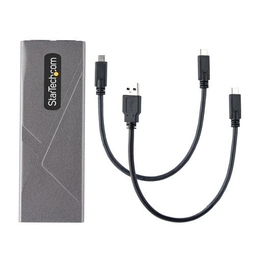 StarTech.com M2-USB-C-NVME-SATA storage drive enclosure SSD enclosure Gray M.2