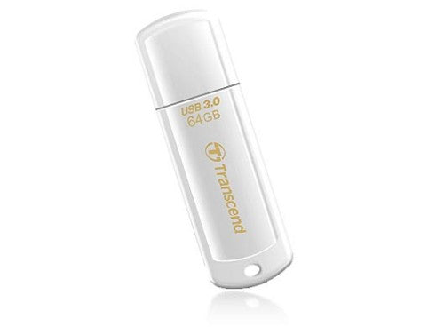 Transcend JetFlash 730 64GB USB 3.0 USB flash drive USB Type-A 3.2 Gen 1 (3.1 Gen 1) White