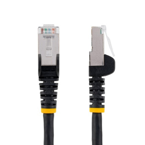 StarTech.com NLBK-100F-6A-PATCH networking cable Black 1200.8" (30.5 m) Cat6a S/FTP (S-STP)