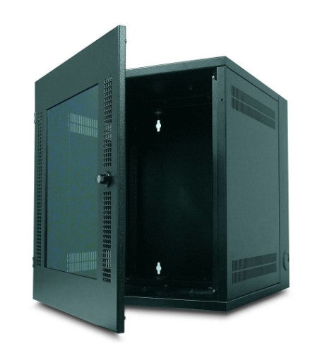 APC NetShelter WX Wall-Mount Enclosure 13U Glass Door Black Wall mounted rack