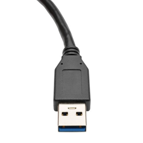 Tripp Lite U324-06N-BK USB cable USB 3.2 Gen 1 (3.1 Gen 1) 5.91" (0.15 m) USB A Black, Metallic