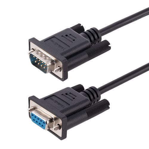 StarTech.com 9FMNM-3M-RS232-CABLE serial cable Black 118.1" (3 m) DB-9