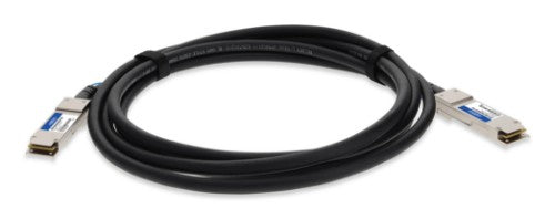 AddOn Networks QSFP-100G-PDAC50CM-FT-AO InfiniBand/fibre optic cable 19.7" (0.5 m) QSFP28 DAC Black, Stainless steel