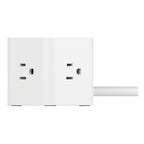 Belkin SRA006P3TT5 Smart power strip 3 AC outlet(s) 59.1" (1.5 m) 3 White