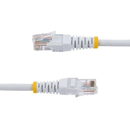 StarTech.com 15 ft White Molded Category 5e (350 MHz) UTP Patch Cable networking cable 179.9" (4.57 m)