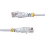 StarTech.com 15 ft White Molded Category 5e (350 MHz) UTP Patch Cable networking cable 179.9" (4.57 m)