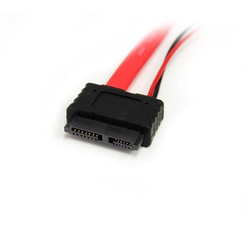 StarTech.com SLSATAF20 SATA cable 20" (0.508 m) SATA 13-pin SATA 7-pin + Molex (4-pin) Red