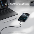 Belkin CAB022FQ1MBK USB cable USB 2.0 39.4" (1 m) USB A USB C Black