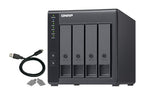 QNAP TR-004-US storage drive enclosure HDD/SSD enclosure Black 2.5/3.5"