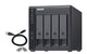 QNAP TR-004-US storage drive enclosure HDD/SSD enclosure Black 2.5/3.5"