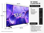 Samsung U8000F UN58U8000FF 58" 4K Ultra HD Smart TV Wi-Fi Black