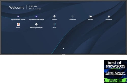 Viewsonic CDE105UW interactive whiteboard 105" 5120 x 2160 pixels Black