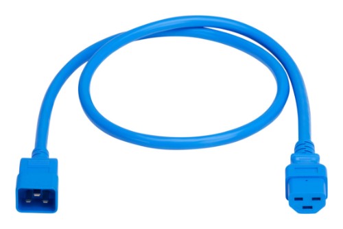 Eaton P035-003-ABL power cable Blue 35.4" (0.9 m) IEC C20 C21 coupler