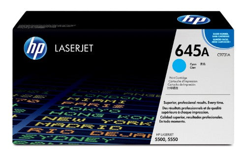 C9731A (645A) Toner cyan, 12K pages @ 5% coverage