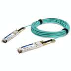 AddOn Networks JL277A-AO InfiniBand/fibre optic cable 393.7" (10 m) QSFP28 AOC Aqua color