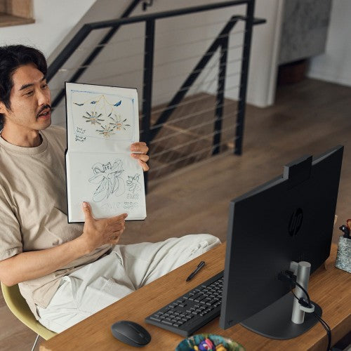 HP 23.8 inch All-in-One 24-cr0430 PC Intel® Core™ i3 i3-N300 23.8" 1920 x 1080 pixels 8 GB DDR4-SDRAM Black