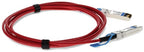 AddOn Networks SFP-H10GB-CU2-5M-RD-AO InfiniBand/fibre optic cable 98.4" (2.5 m) SFP+ DAC Red, Stainless steel