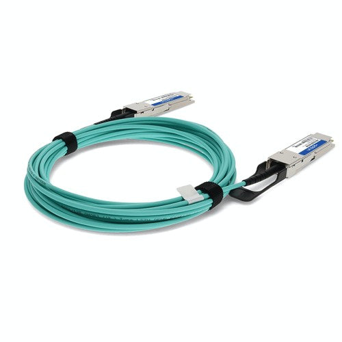 AddOn Networks ADD-QCIQPA-AOC2M InfiniBand/fibre optic cable 78.7" (2 m) QSFP+ Aqua color