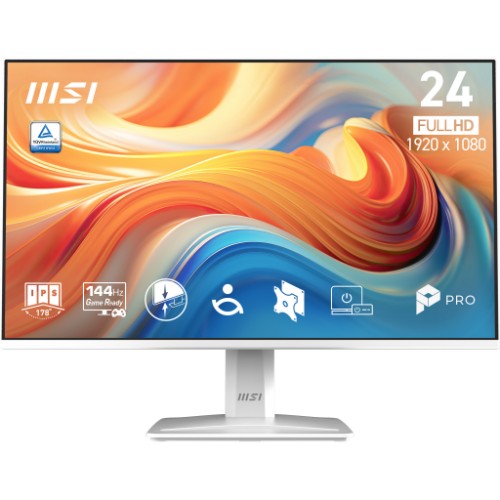 MSI Pro MP243W E14 computer monitor 23.8" 1920 x 1080 pixels Full HD LCD White