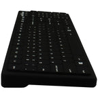 Seal Shield Seal Silk Pro keyboard Industrial USB QWERTY US English Black