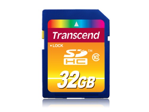 Transcend TS32GSDHC10 memory card 32 GB SDHC NAND Class 10