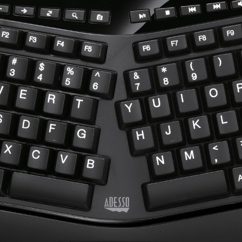 Adesso Tru-Form 450 keyboard Universal USB QWERTY US English Black