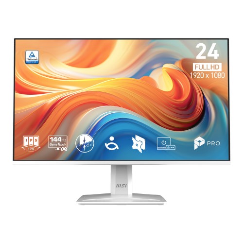 MSI Pro MP243W E14 computer monitor 23.8" 1920 x 1080 pixels Full HD LCD White