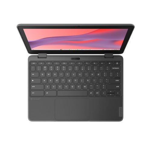 Lenovo 300e Yoga Chromebook Gen 4 MediaTek Kompanio 520 11.6" Touchscreen HD 8 GB LPDDR4x-SDRAM 64 GB eMMC Wi-Fi 6 (802.11ax) ChromeOS English Gray
