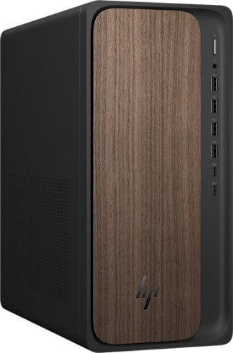 HP OmniDesk AI M03-0010 Intel Core Ultra 5 225 16 GB DDR5-SDRAM 512 GB SSD Windows 11 Home Tower PC Wood, Black