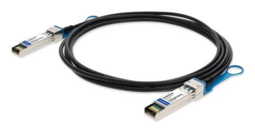 AddOn Networks ADD-SDESHP-PDAC-2M InfiniBand/fibre optic cable 78.7" (2 m) SFP+ DAC Black, Stainless steel