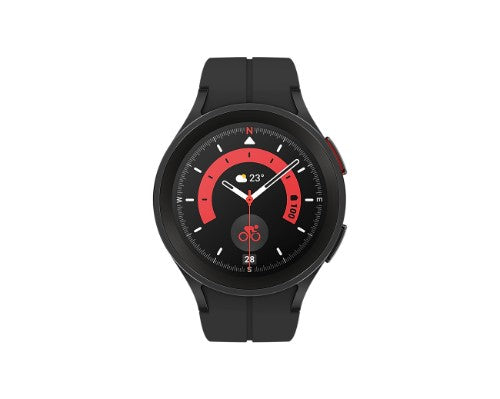 Samsung Galaxy Watch5 Pro SM-R920N 1.4" OLED 45 mm Digital 450 x 450 pixels Touchscreen Black Wi-Fi GPS (satellite)