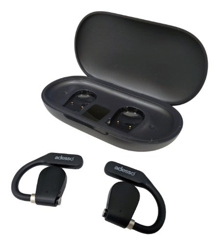Adesso Xtream T4 Headset Wireless Ear-hook, In-ear Calls/Music USB Type-C Bluetooth Black