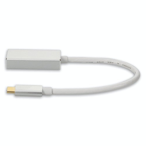 AddOn Networks USBC2DPMFAL-AA video cable adapter 7.87" (0.2 m) USB Type-C DisplayPort Aluminum