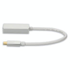 AddOn Networks USBC2DPMFAL-AA video cable adapter 7.87" (0.2 m) USB Type-C DisplayPort Aluminum