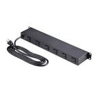 StarTech.com 8NM8-RACK-MOUNT-PDU power distribution unit (PDU) 8 AC outlet(s) 1U Black