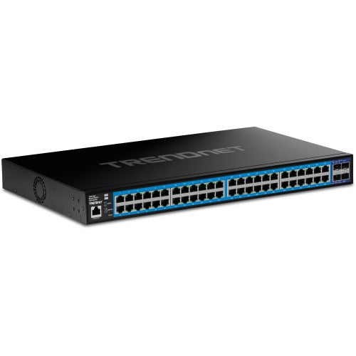 Trendnet TEG-3524S network switch Managed Gigabit Ethernet (10/100/1000) Black