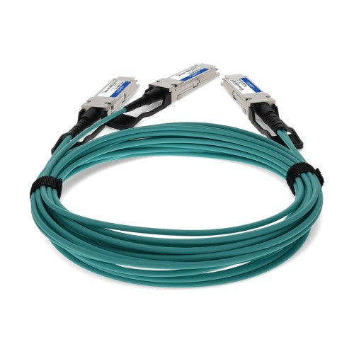 AddOn Networks MFS1S50-H005V-AO InfiniBand/fibre optic cable 196.9" (5 m) QSFP56 2x QSFP56 AOC Aqua color
