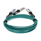 AddOn Networks MFS1S50-H005V-AO InfiniBand/fibre optic cable 196.9" (5 m) QSFP56 2x QSFP56 AOC Aqua color