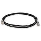 AddOn Networks ADD-6FSLCAT6A-BK networking cable Black 70.9" (1.8 m) Cat6a U/UTP (UTP)