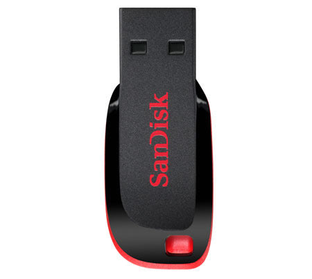 SanDisk 32GB Cruzer Blade USB flash drive USB Type-A 2.0 Black, Red