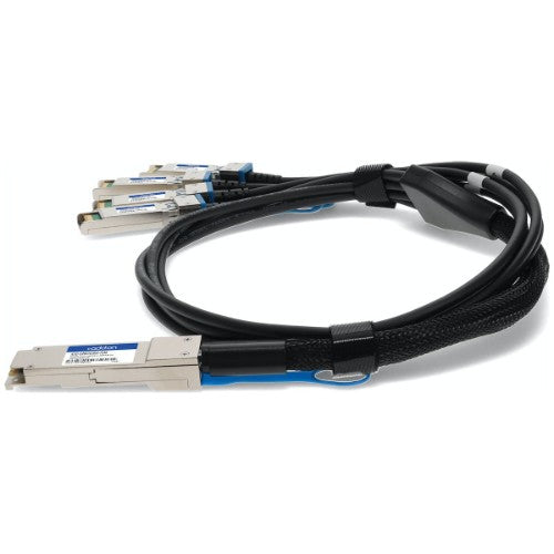 AddOn Networks ADD-Q28CIS28IN-P5M InfiniBand/fibre optic cable 196.9" (5 m) QSFP28 4x SFP28 Black