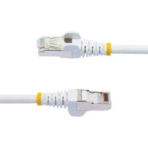 StarTech.com NLWH-75F-CAT6A-PATCH networking cable White 901.6" (22.9 m) S/FTP (S-STP)