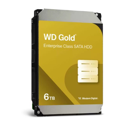 Western Digital Gold WD6004FRYZ internal hard drive 6 TB 7200 RPM 128 MB 3.5" Serial ATA III
